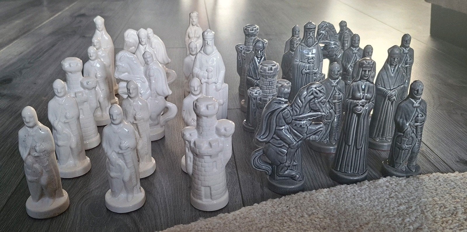 Schaakset keramiek (incompleet), Antiek en Kunst, Ophalen of Verzenden