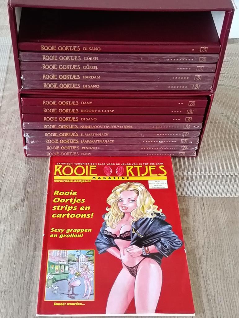 Rooie Oortjes complete serie + magazine, Boeken, Strips | Comics, Complete serie of reeks, Ophalen of Verzenden, Zo goed als nieuw