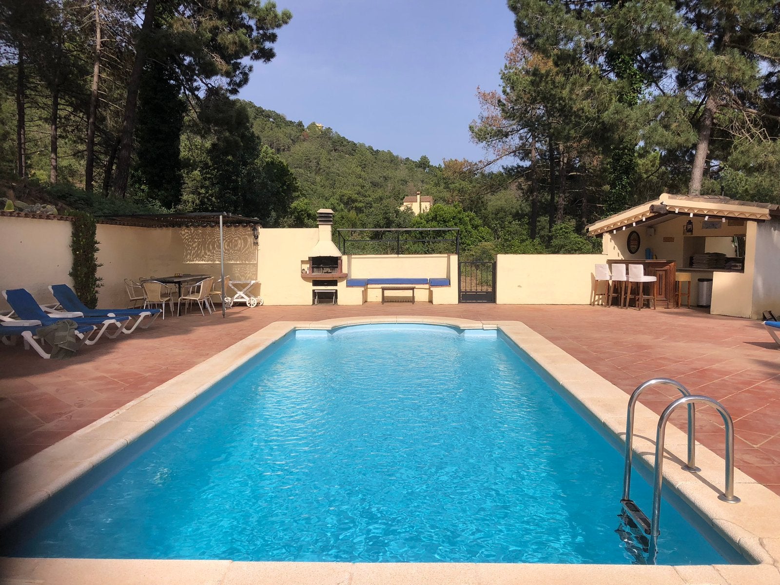 Fantastische villa: Rural, Zeezicht, 8p., Pool, Airco, Privé, 8 personen, 4 of meer slaapkamers, In bergen of heuvels, Costa Brava