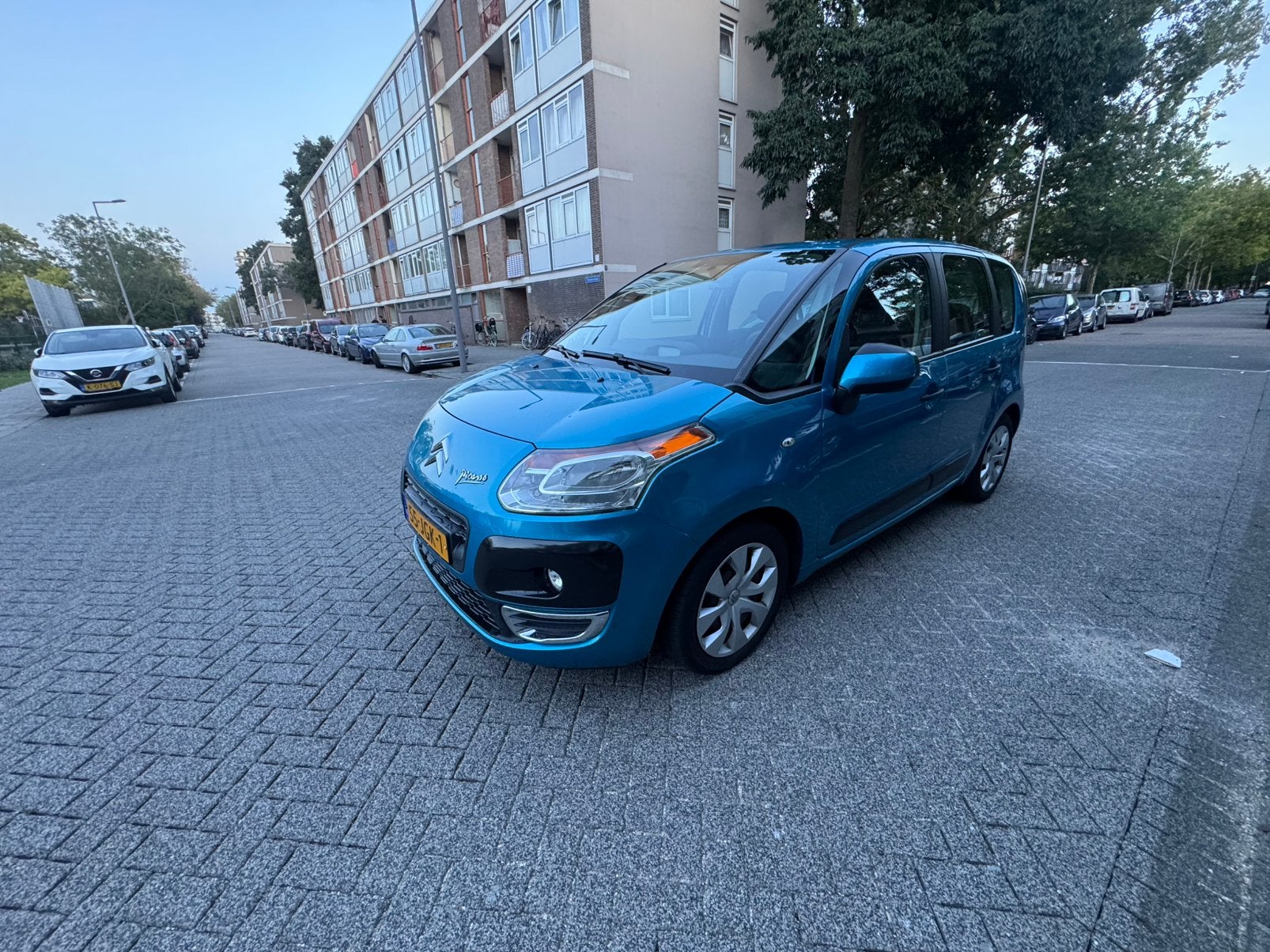 Citroën C3 Picasso 1.4 VTI 2009 Blauw, Auto's, Voorwielaandrijving, Dealer onderhouden, 15 km/l, Blauw
