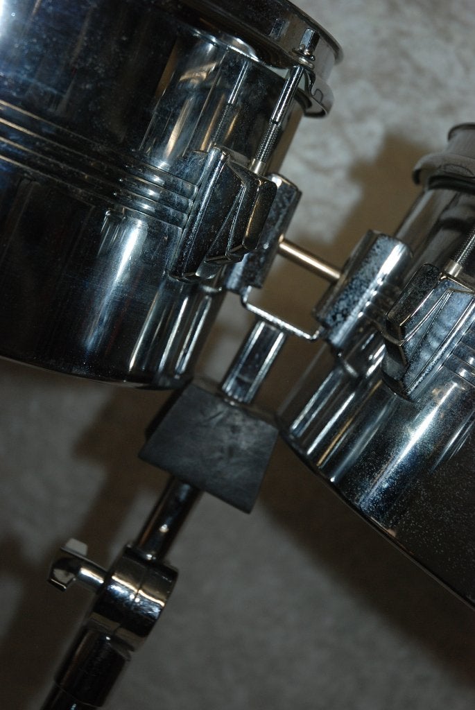 Tama Set Swingstar timbales met LP aspirestandaard 13+14inch, Tama, Gebruikt, ., Drums of Percussie