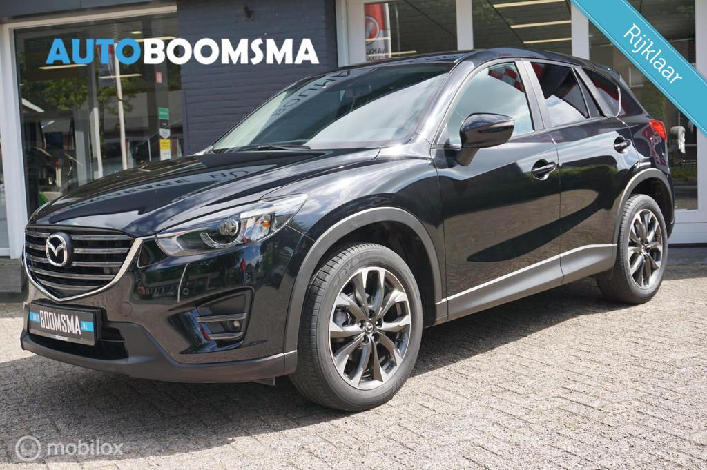 Mazda CX-5 2.0 SkyActiv-G 165pk Nakama Clima Cruise Navi Led, Voorwielaandrijving, 1998 cc, Stof, Zwart