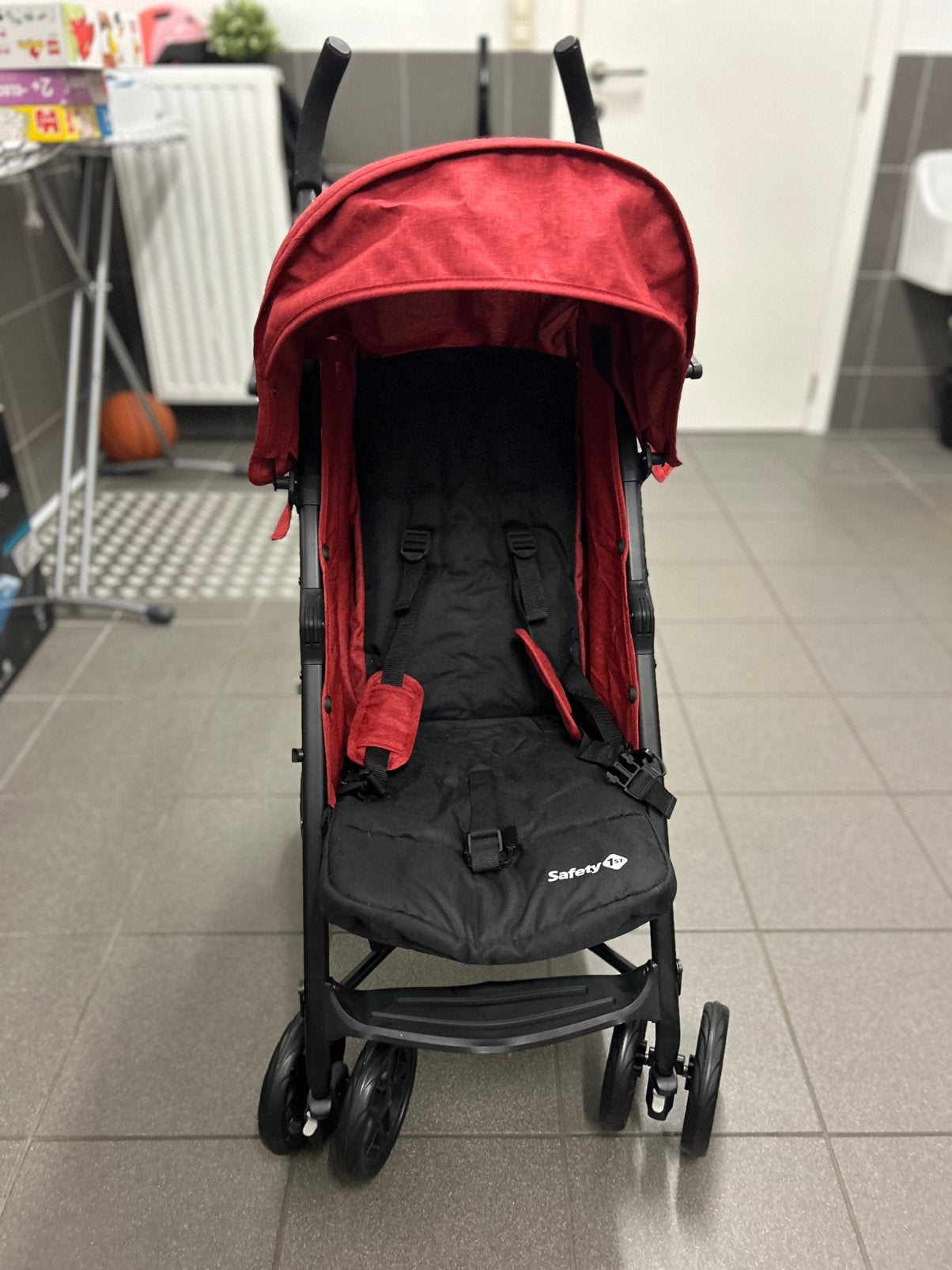 Safety 1st Up to me Buggy - Ribbon Red Chic, Ophalen, Nieuw, Overige merken, Regenhoes
