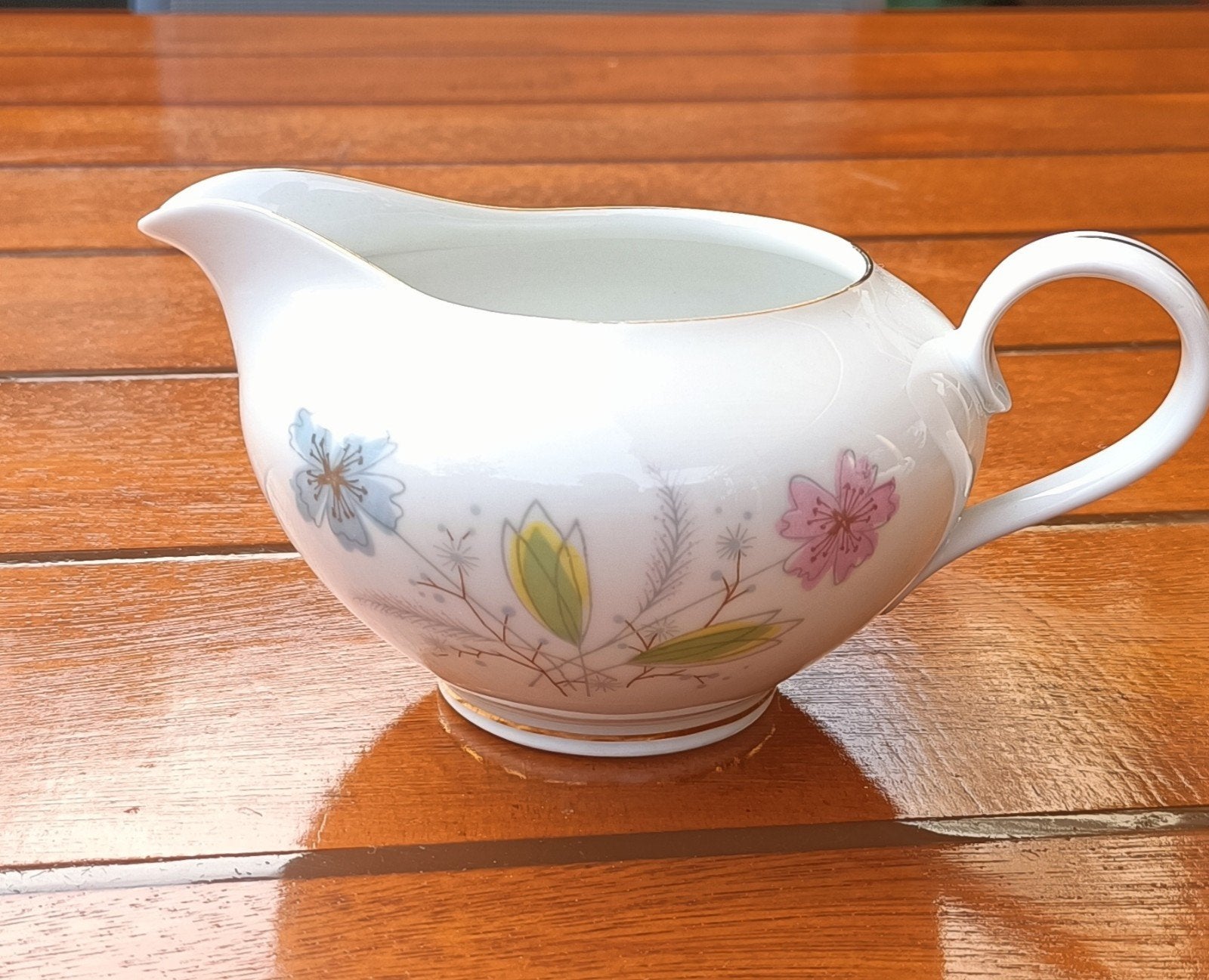 Schumann Arzberg Bavaria Melkkannetje met Bloemmotief, Ophalen of Verzenden