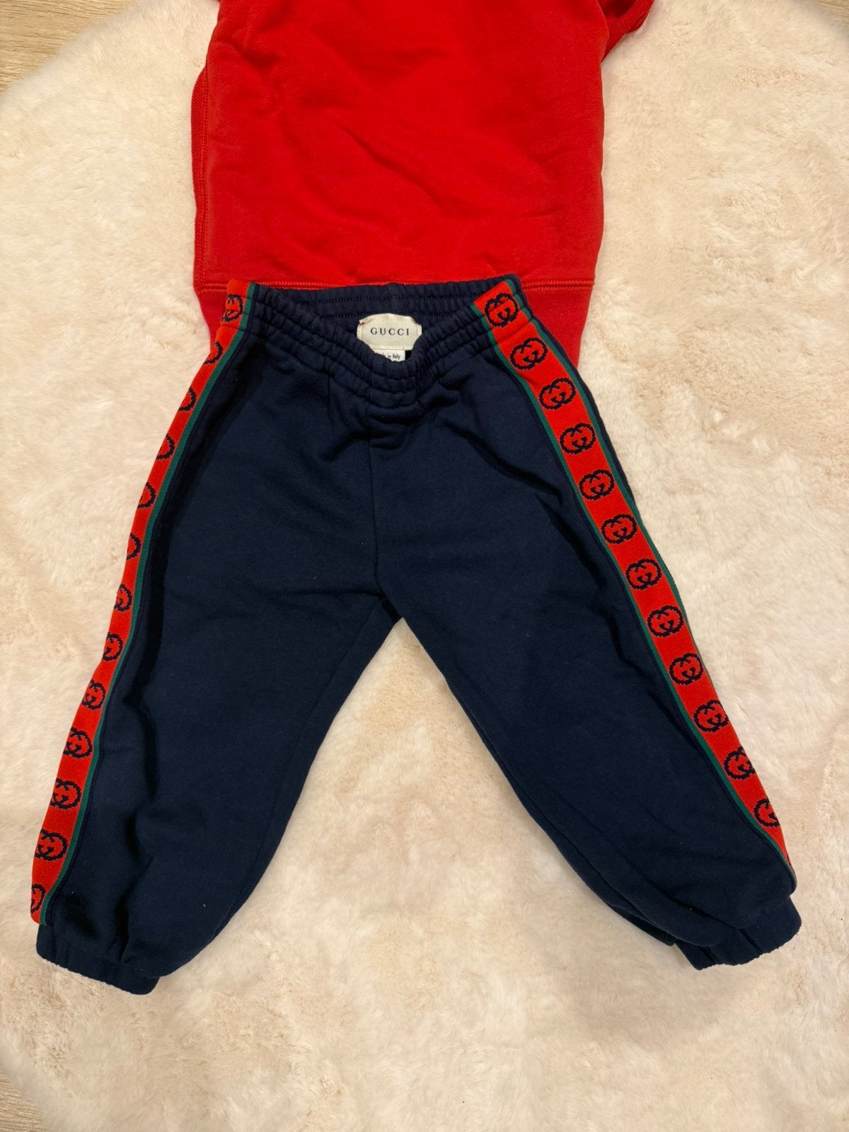 Gucci broekje unisex, Ophalen of Verzenden, Zo goed als nieuw, Jongen of Meisje, Broek