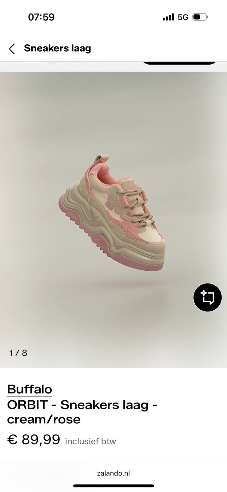 Buffalo orbit 38, Ophalen of Verzenden, Zo goed als nieuw, Sneakers of Gympen