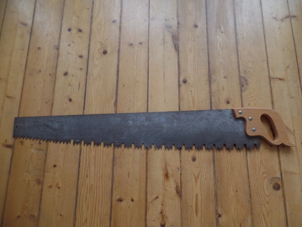 Cellenbetonzaag 80 cm lang, Ophalen of Verzenden, Gebruikt, Zaag