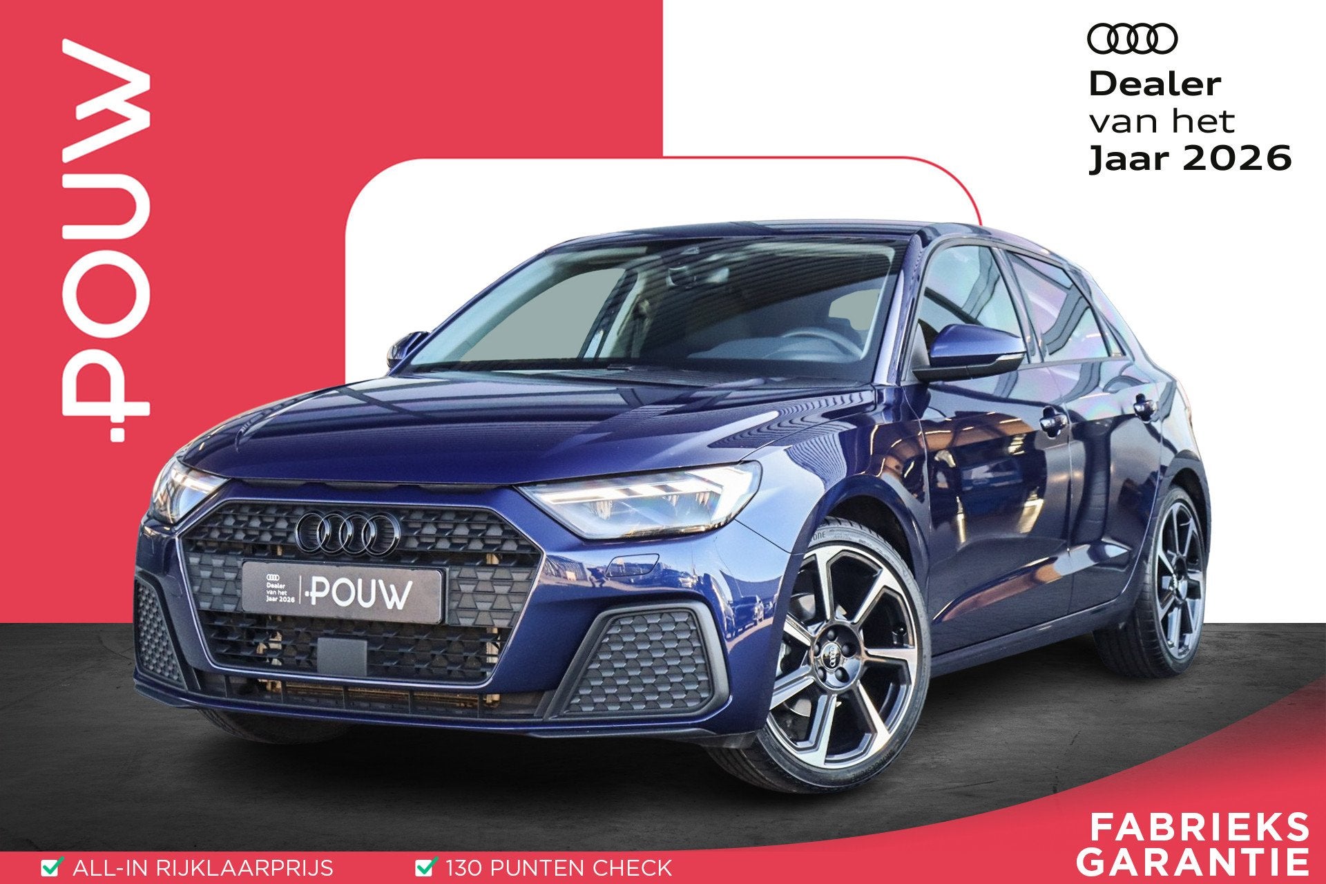 Audi A1 Sportback 30 TFSI 115pk S-tronic Advanced Edition |, Auto's, Audi, 12 maanden, Stof, Blauw, 116 pk