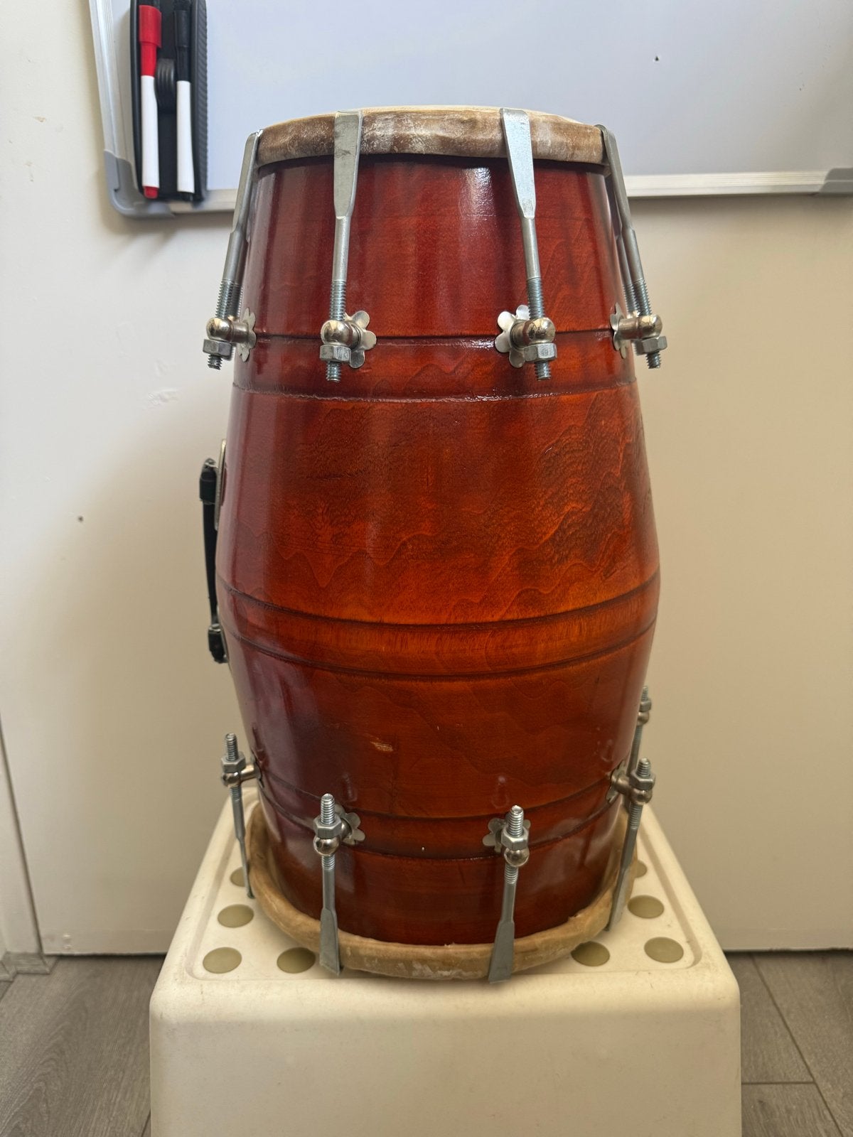Dholak, Muziek en Instrumenten, Percussie, Ophalen, Zo goed als nieuw, Trommel
