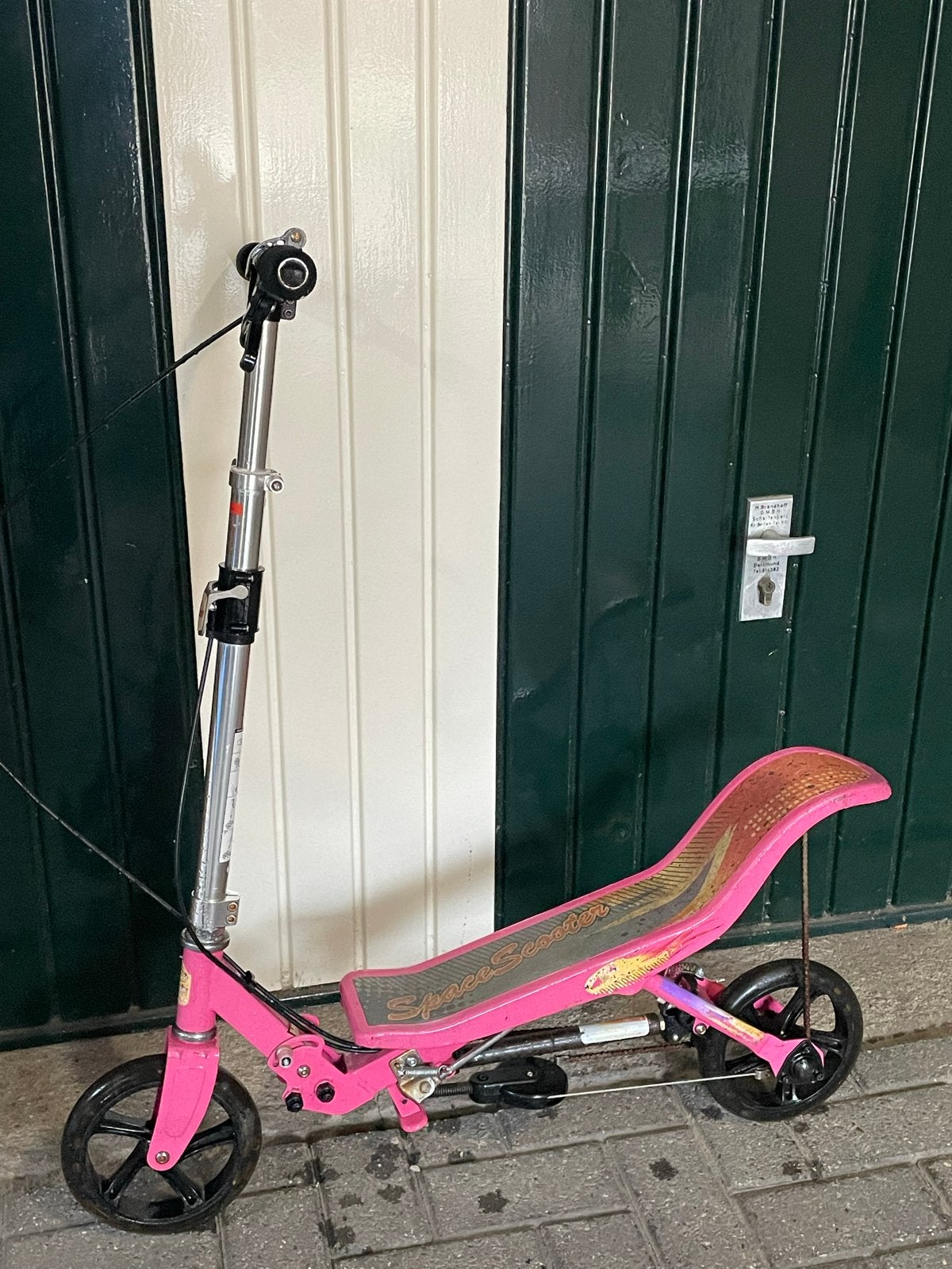 Roze Space Scooter - Gebruikt maar in goede staat, Fietsen en Brommers, Ophalen of Verzenden, Gebruikt, Gewone step