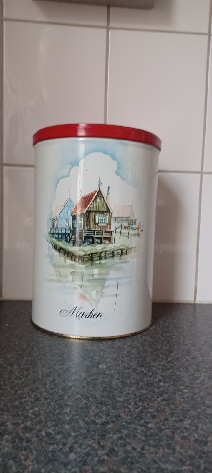 Vintage koektrommel Marken, Ophalen of Verzenden
