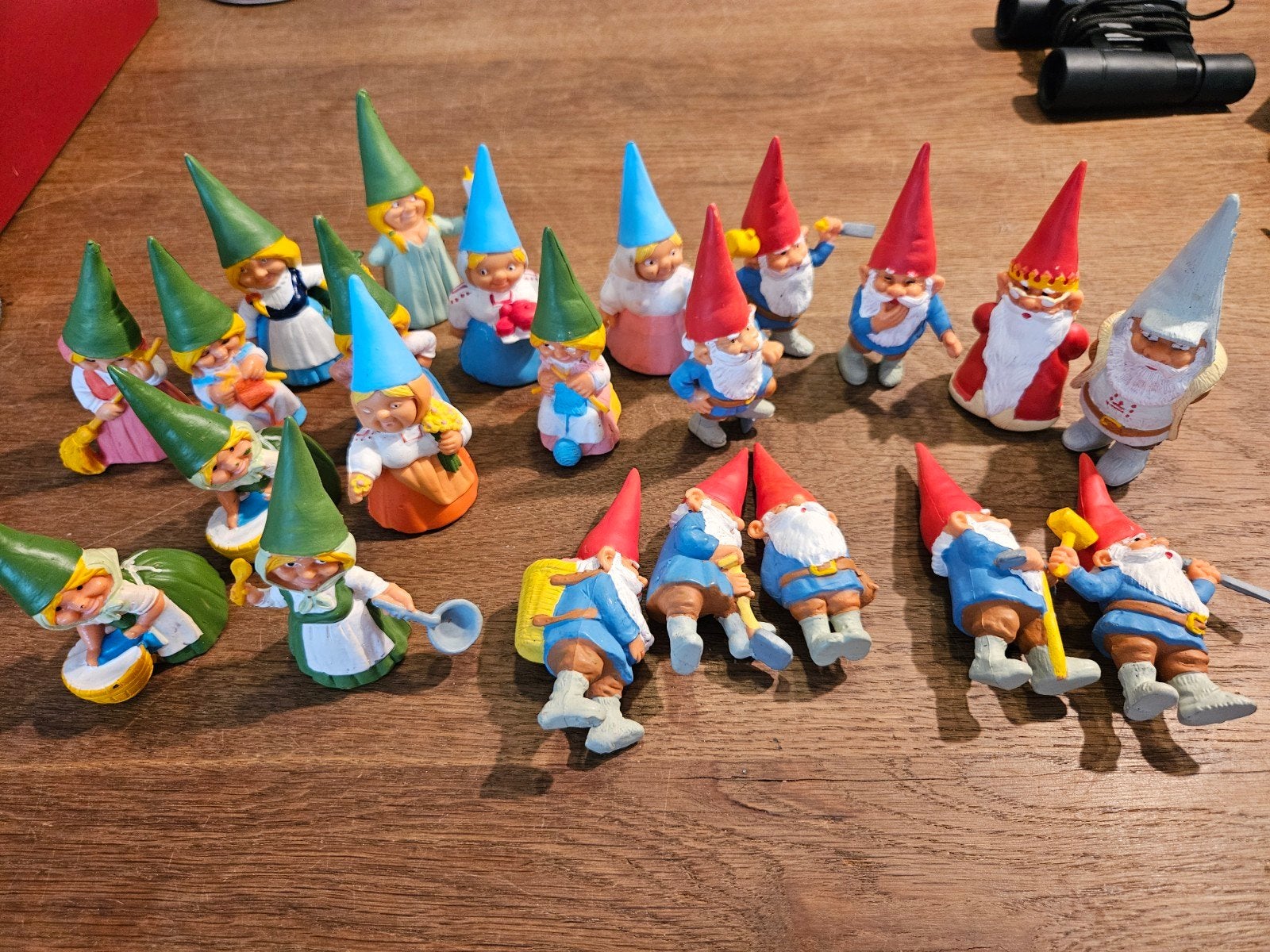 David de Kabouter 21 stuks  figuurtjes - Rien Poortvliet col, Ophalen of Verzenden, Gebruikt