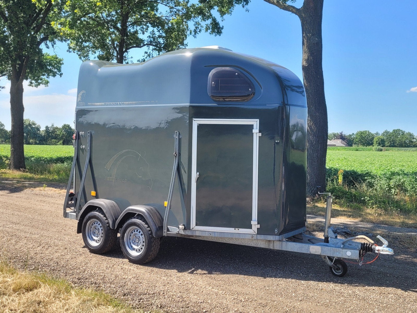 Cheval Liberte Gold Pulmann polyester 2 paards trailer, Ophalen of Verzenden, Zo goed als nieuw, Polyester, 2-paards trailer