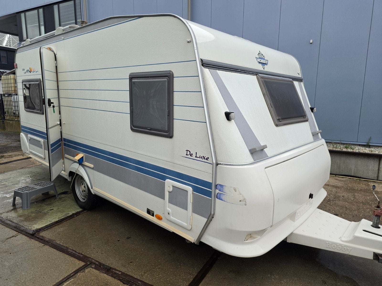 Hobby 460 UFE DE LUXE EASY Voortent en Luifel en wat werk, Rondzit, Hobby, Frans bed, Bedrijf