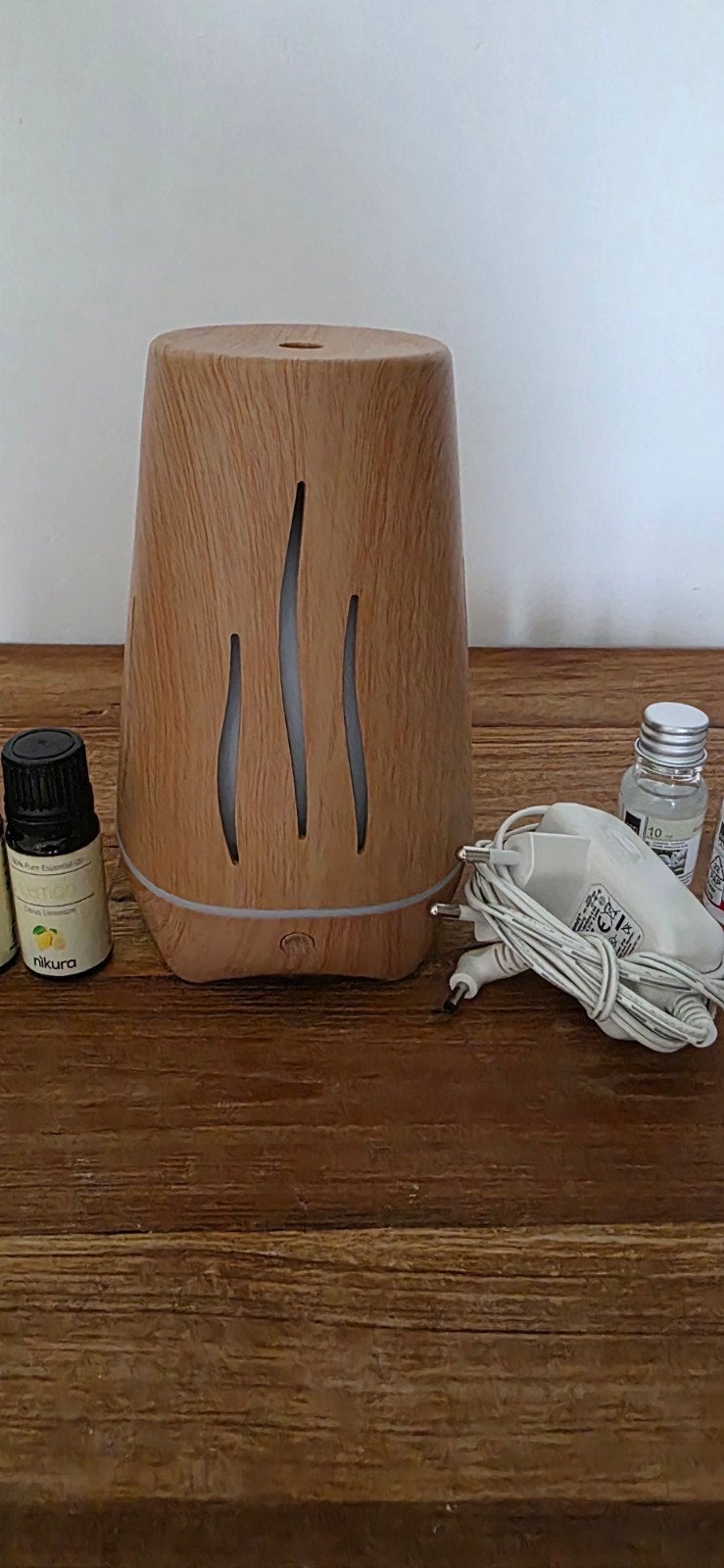 Aromatherapie Diffuser met Essentiële Oliën en Geuroliën, Huis en Inrichting, Ophalen of Verzenden, Zo goed als nieuw