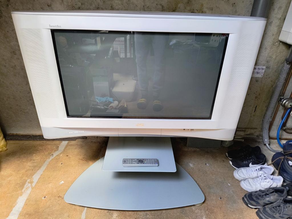 JVC oude breed beeld tv, Ophalen, Gebruikt, 50 Hz, Overige merken