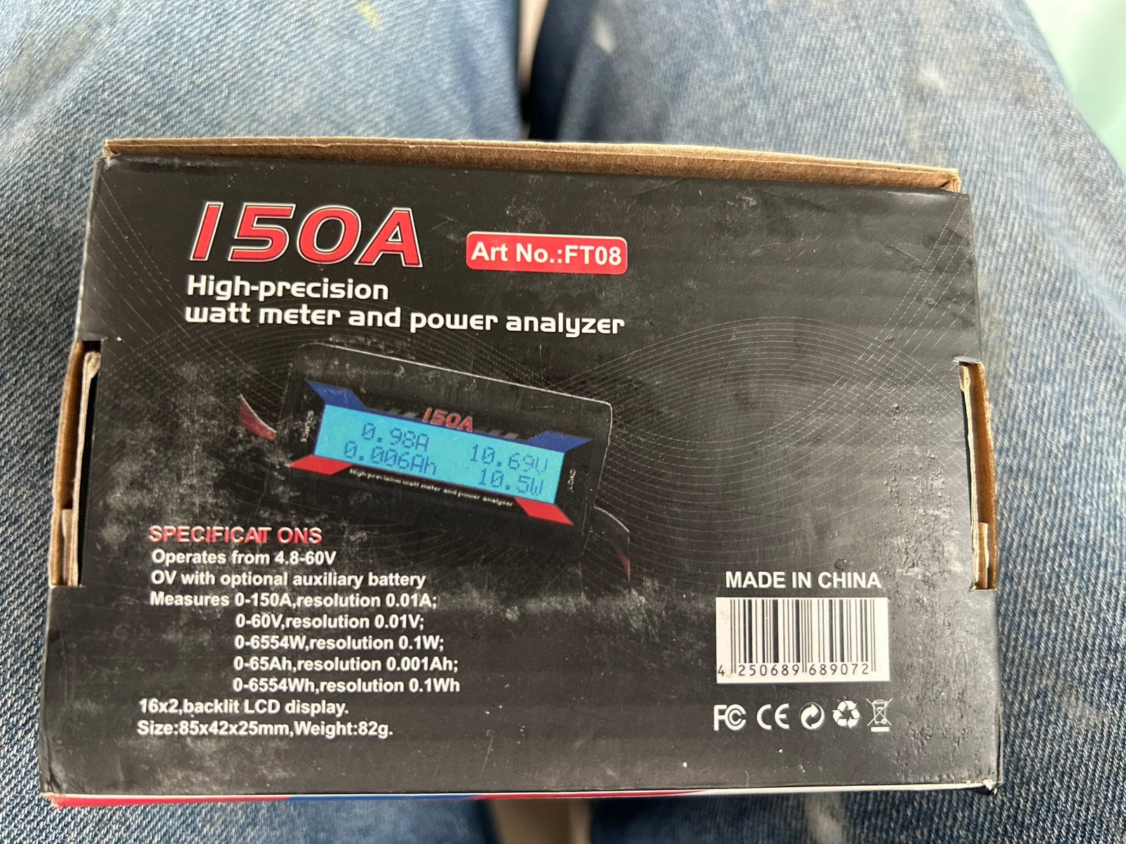 150 Amper analyzer., Ophalen, Nieuw