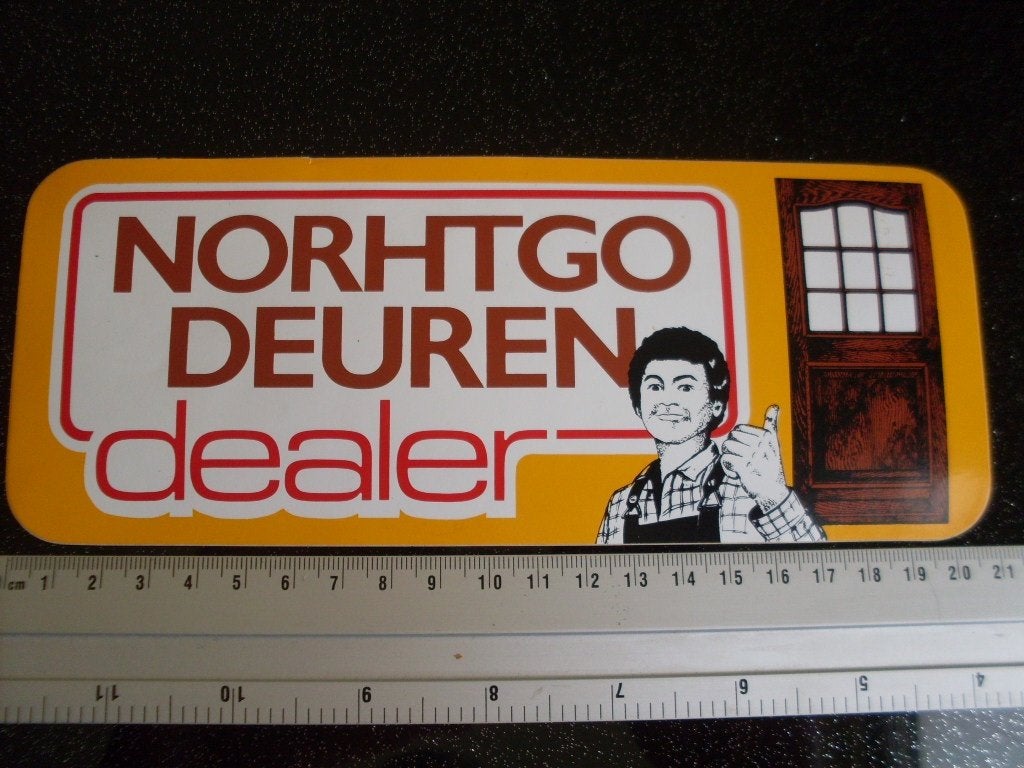 sticker norhtgo deuren dealer verkoper logo, Verzenden, Zo goed als nieuw, Merk