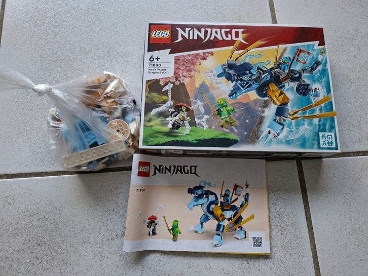 Lego Ninjago 71800 Nya's Water Dragon EVO, Lego, Nieuw, Ophalen of Verzenden, Compleet
