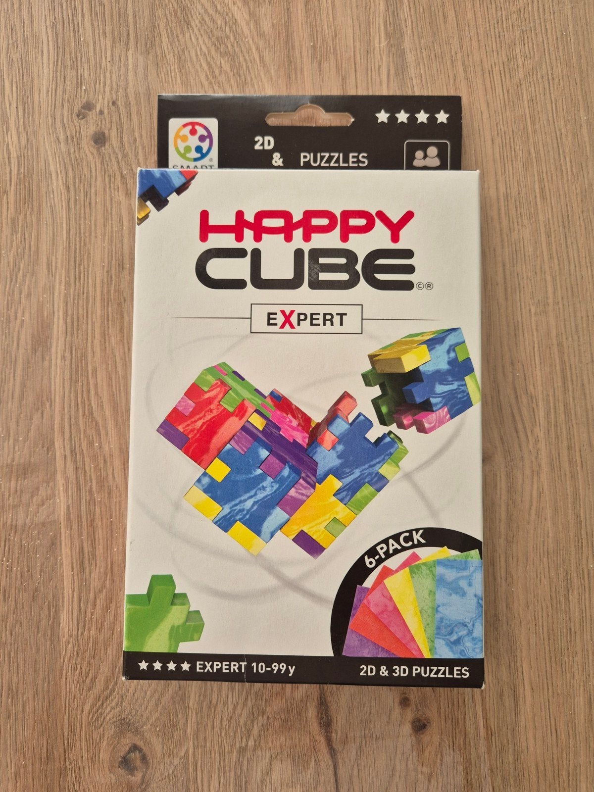 Happy Cube Expert 6-pack 2D & 3D Puzzels, Hobby en Vrije tijd, Denksport en Puzzels, Ophalen of Verzenden, Nieuw, Rubik's of 3D-puzzel