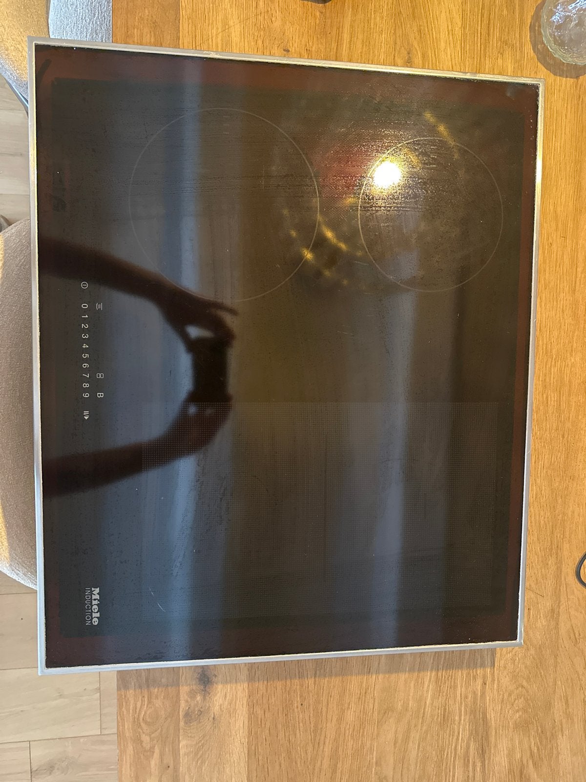 Miele KM7464 FR 3-fase inductie kookplaat, Ophalen, Gebruikt, 4 kookzones, Inbouw