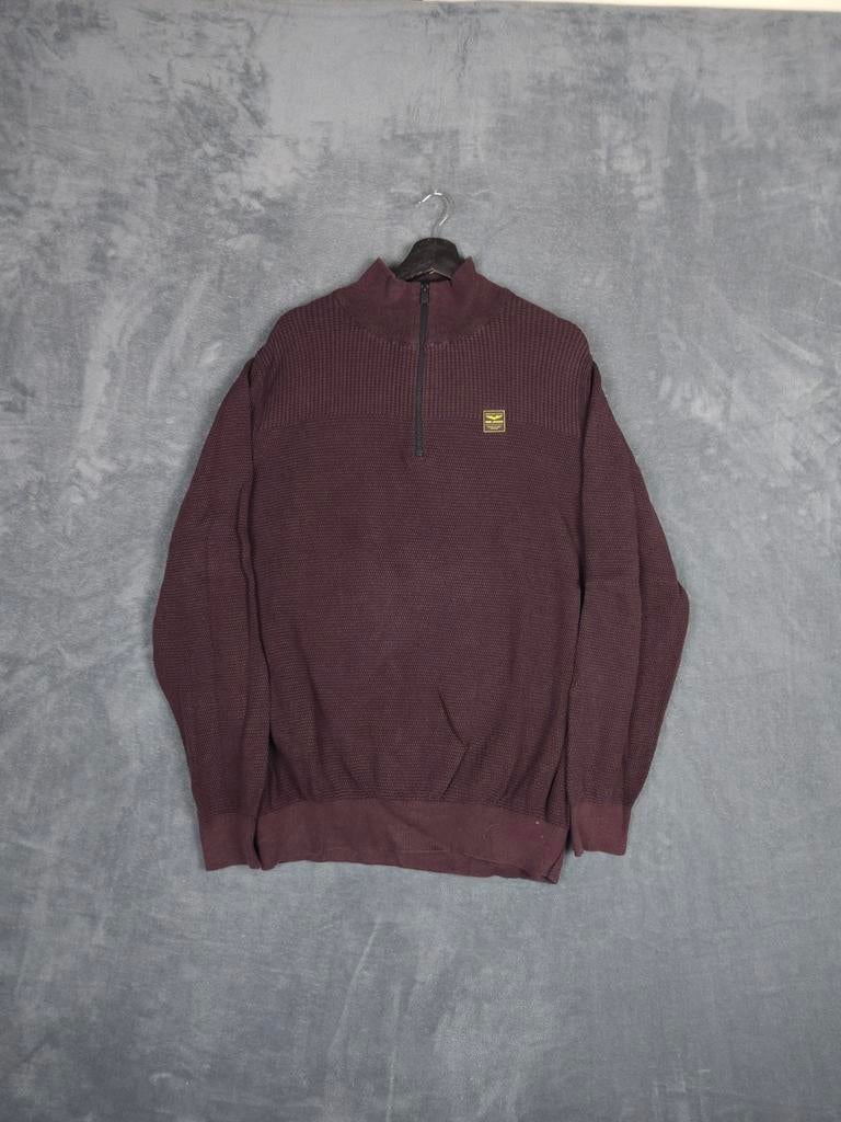 Pme Legend Trui XXXL Kwartirits Wijn Rood Pall Mall., Kleding | Heren, Truien en Vesten, Zo goed als nieuw, Overige maten, Rood