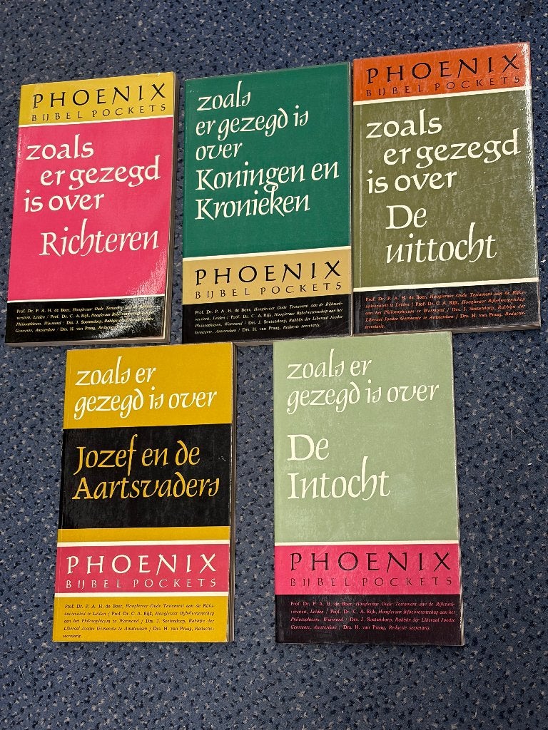Phoenix Bijbel Pockets: Zoals er Gezegd is Over, Ophalen of Verzenden, Prof. Dr. P.A.H. de Boer, Prof. Dr. C.A. Rijk, Dr. J. Serebrenik