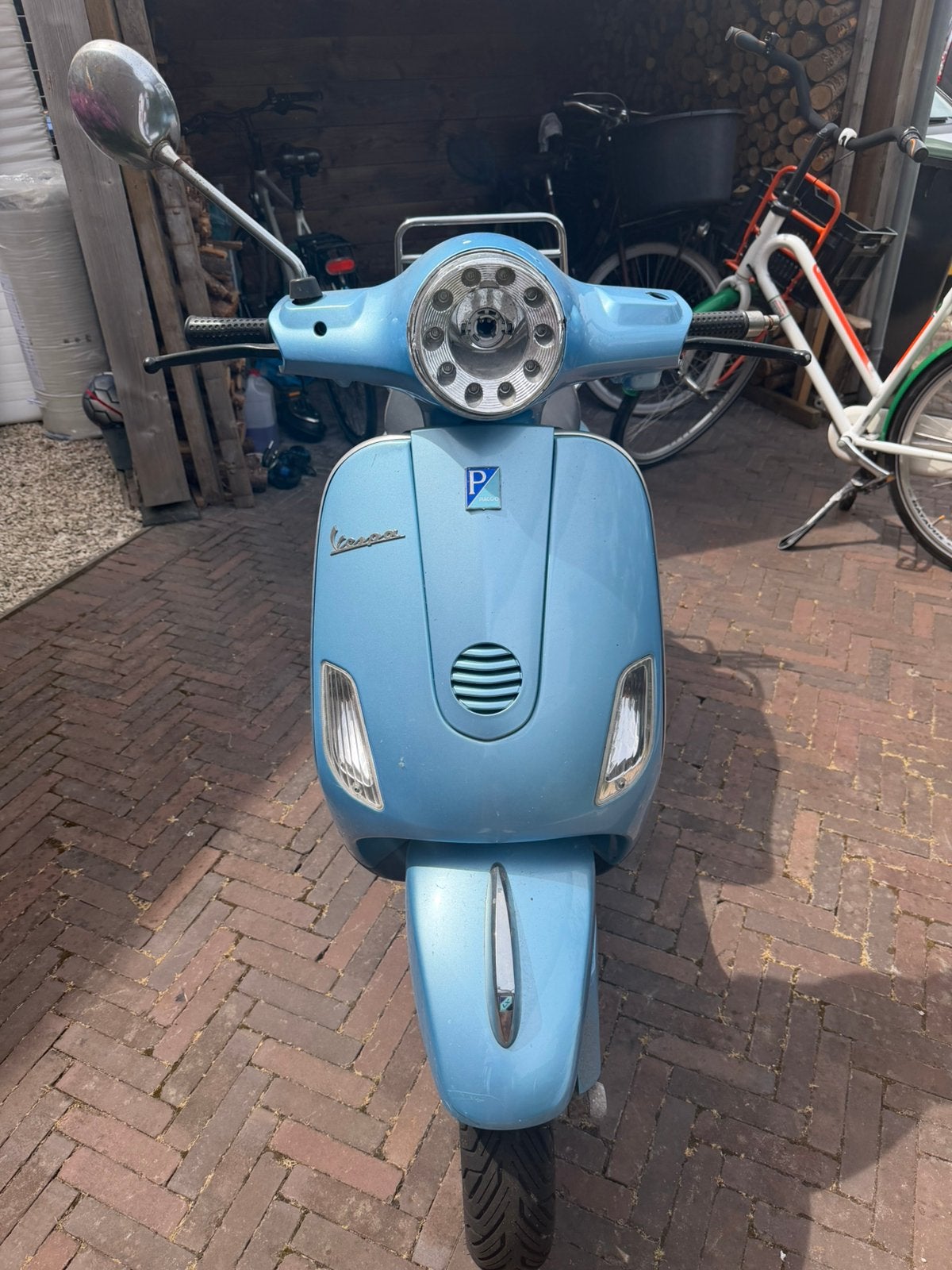 Blauwe vespa lx50, Fietsen en Brommers, Ophalen, Gebruikt, Benzine, Vespa LX