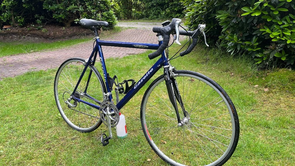 Gazelle Squadra racefiets, Shimano Ultegra afgemonteerd, Fietsen en Brommers, Fietsen | Racefietsen, Gebruikt, Gazelle, Meer dan 20 versnellingen