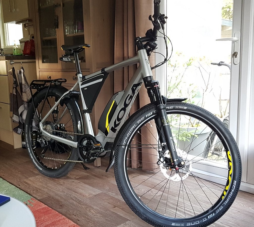 electrische mountainbike, Zo goed als nieuw, 50 km per accu of meer, 55 tot 59 cm, Ophalen