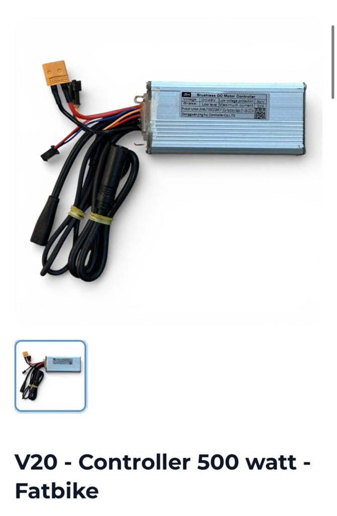 v20 controller rode kabel 500 watt, Auto diversen, Ophalen, Zo goed als nieuw