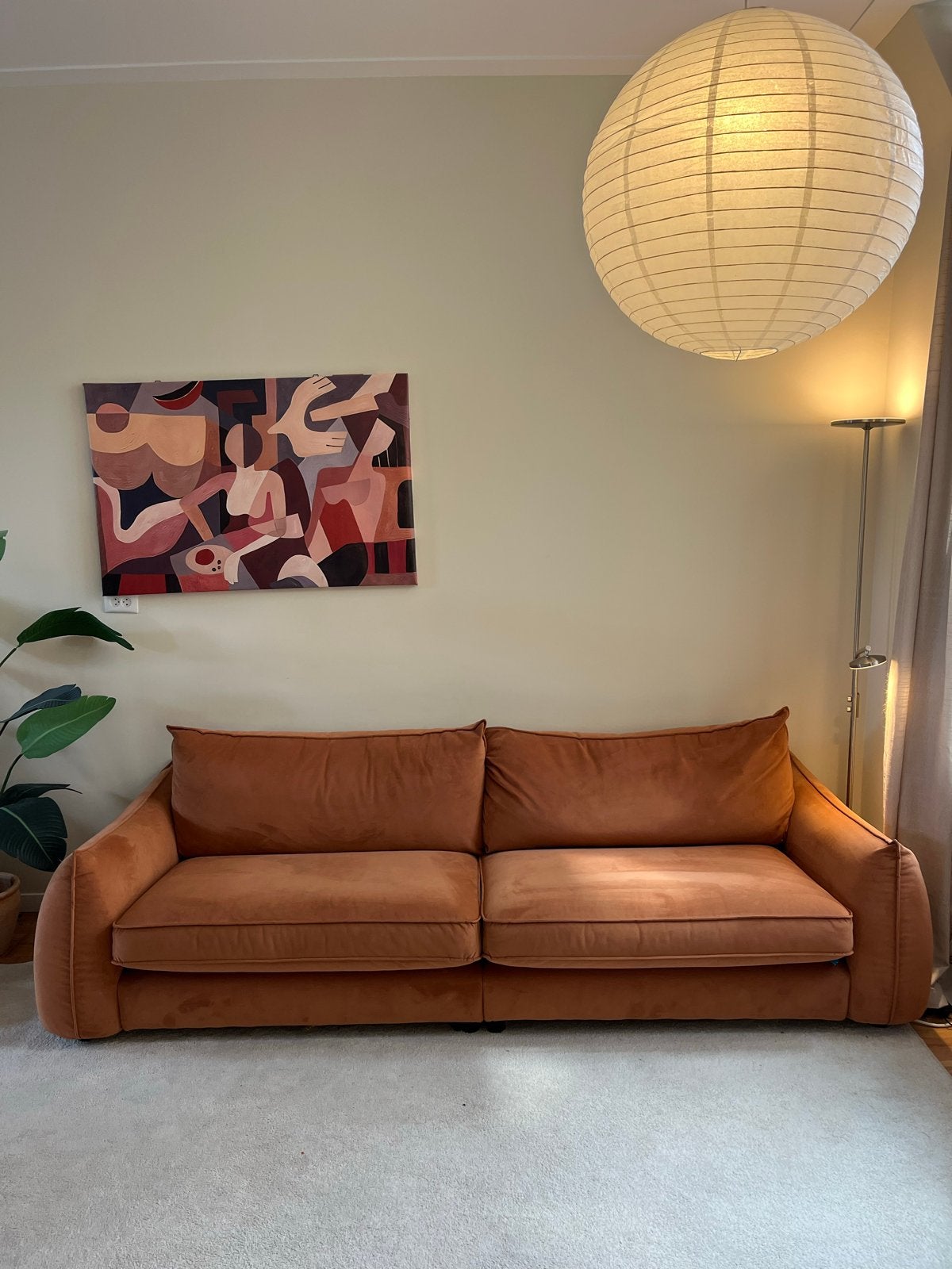 Design bank Velvet van Decor Amsterdam | Zo goed als nieuw, Huis en Inrichting, Ophalen, Driepersoons, 75 tot 100 cm, Zo goed als nieuw