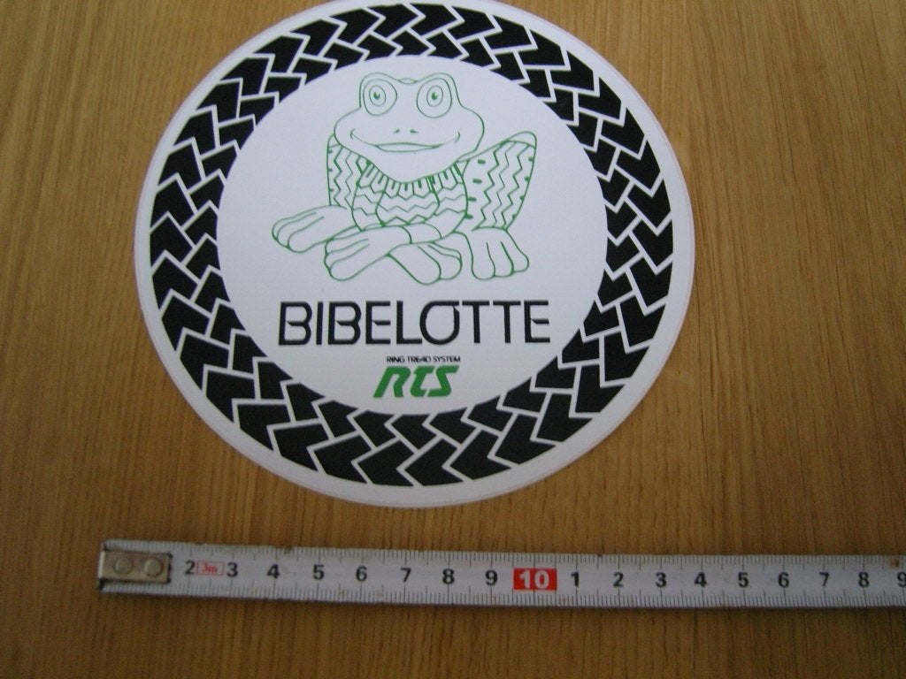 sticker BIBELOTTE RTS ring tread system - kikker, Ophalen of Verzenden, Zo goed als nieuw