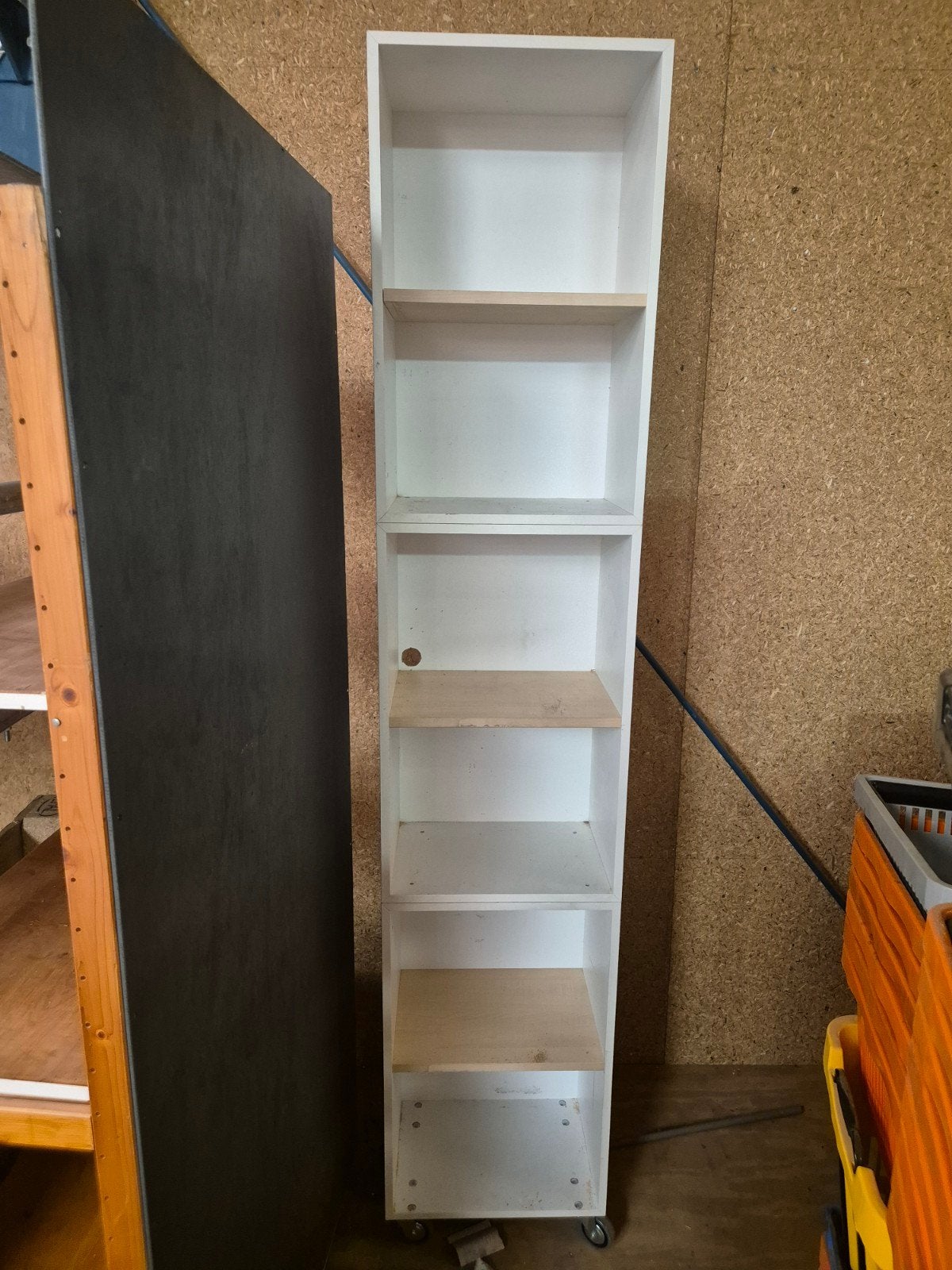 Vakkenkast garage op wieltjes. Hobby kast, Ophalen, Gebruikt