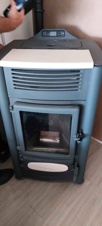 pelletkachel 15 kw pasian aurora, Ophalen, Overige brandstoffen, Zo goed als nieuw, Pelletkachel