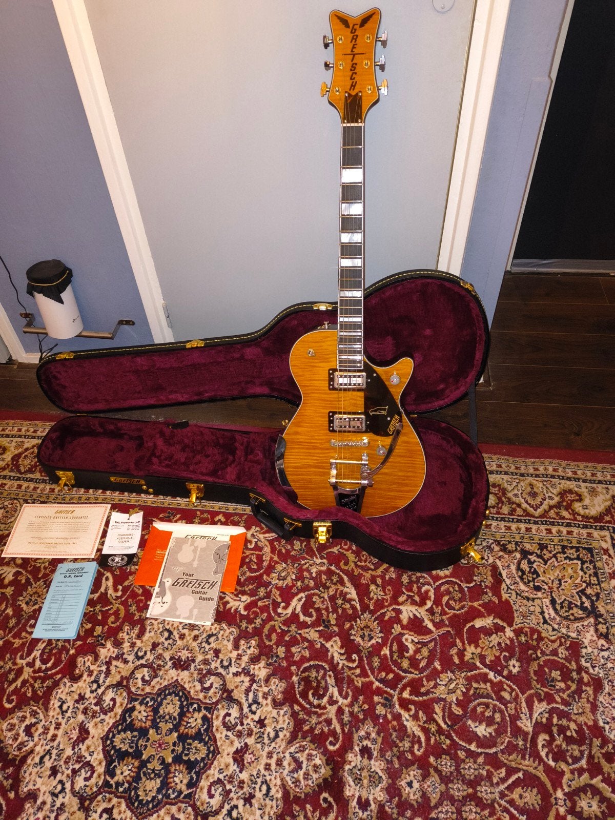 Gretsch G6134TFM-NH Nigel Hendroff AF", Ophalen, Zo goed als nieuw, Solid body, Overige merken