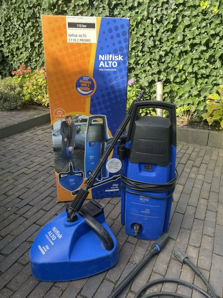 Nilfisk-ALTO C110.2 PROMO hogedrukreiniger, Tuin en Terras, Hogedrukreinigers, Ophalen, Zo goed als nieuw, Elektrisch, Nilfisk-ALTO