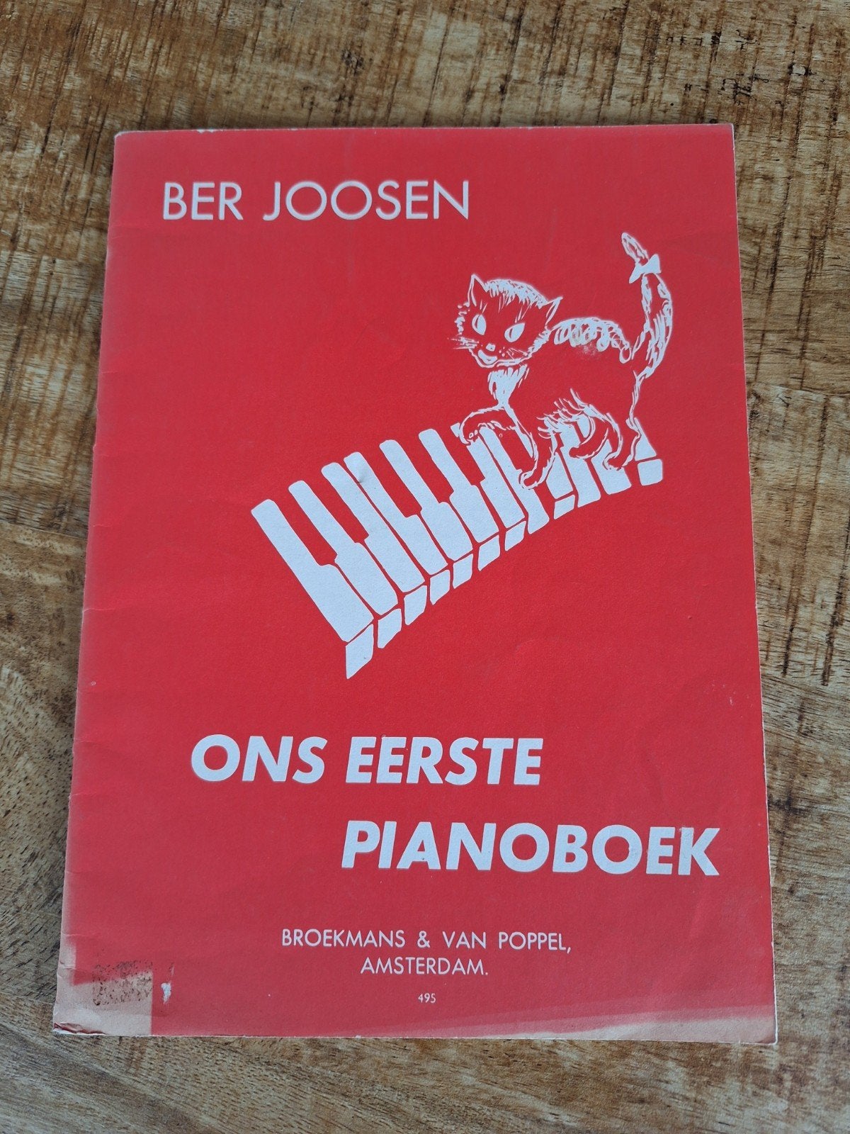 Ons Eerste Pianoboek - Ber Joosen (Broekmans & Van Poppel), Gebruikt, Klassiek, Les of Cursus, Ophalen of Verzenden