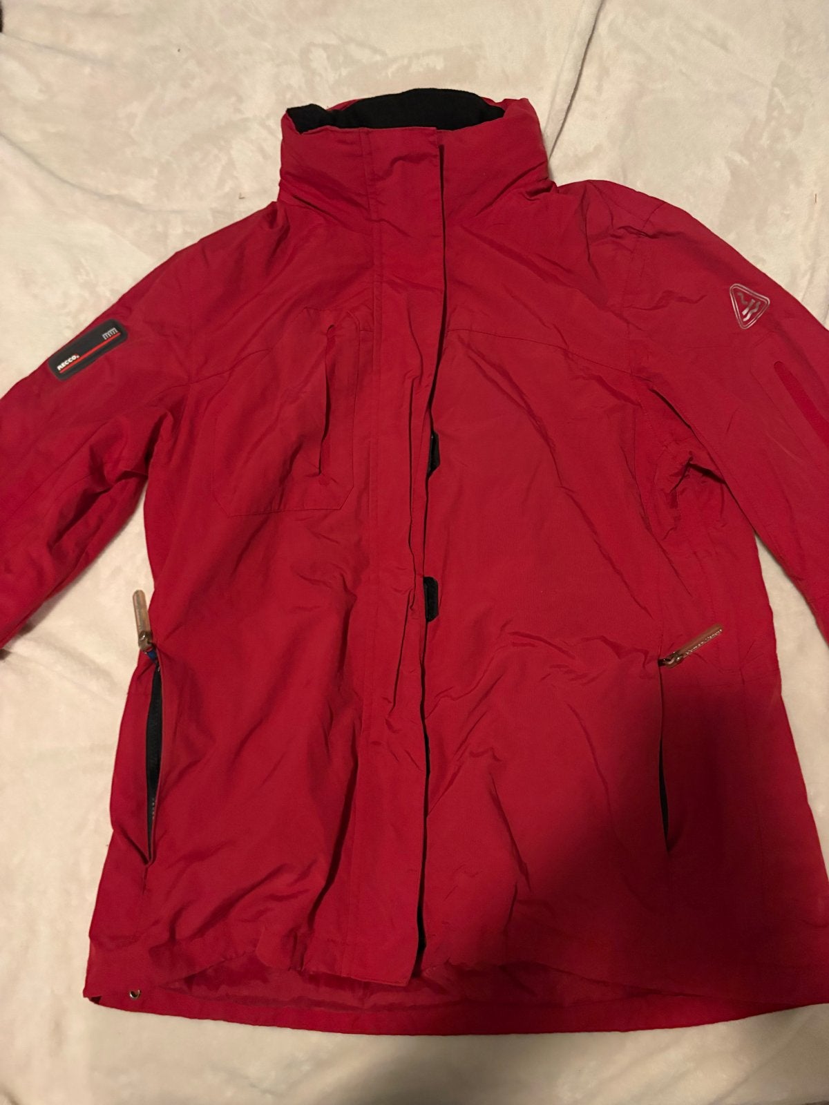 Human Nature ski-jas rood met RECCO systeem, Ophalen of Verzenden, Zo goed als nieuw, Maat 38/40 (M), Jack
