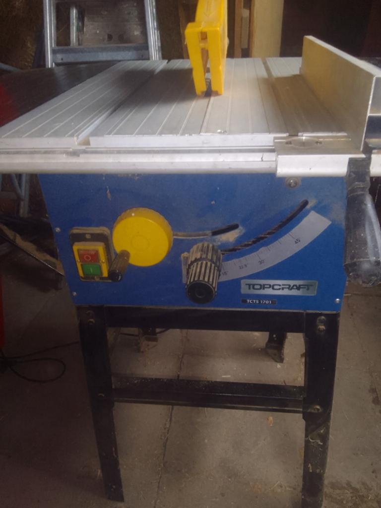 Tafelzaag top craft, Ophalen, Cirkelzaag, Zo goed als nieuw, 30 tot 70 mm