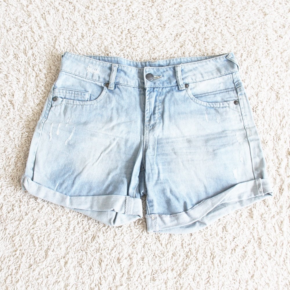 Only Spijkerbroekje34 (W25) - 34 € 15,-, Only, Blauw, Ophalen of Verzenden, Zo goed als nieuw