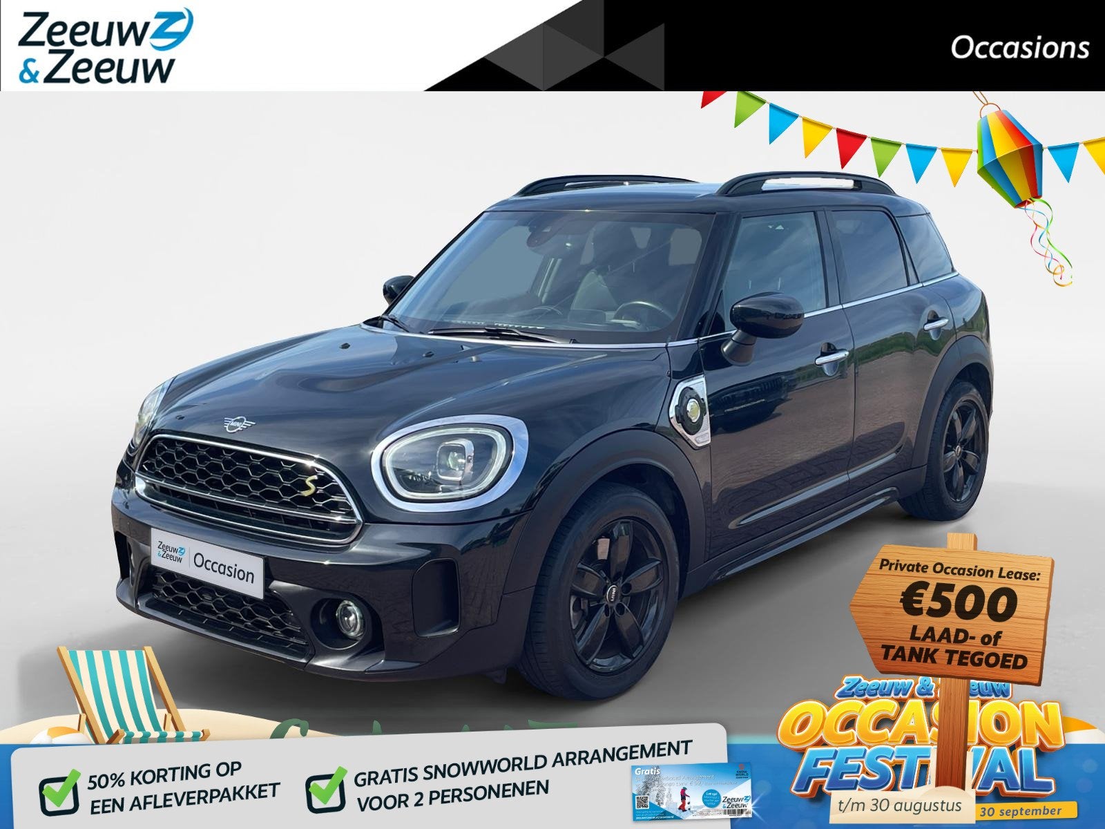 MINI Countryman 1.5 Cooper S E ALL4 Chili *Automaat*Navi+Cam, Automaat, Gebruikt, Countryman, Automatische klimaatregeling