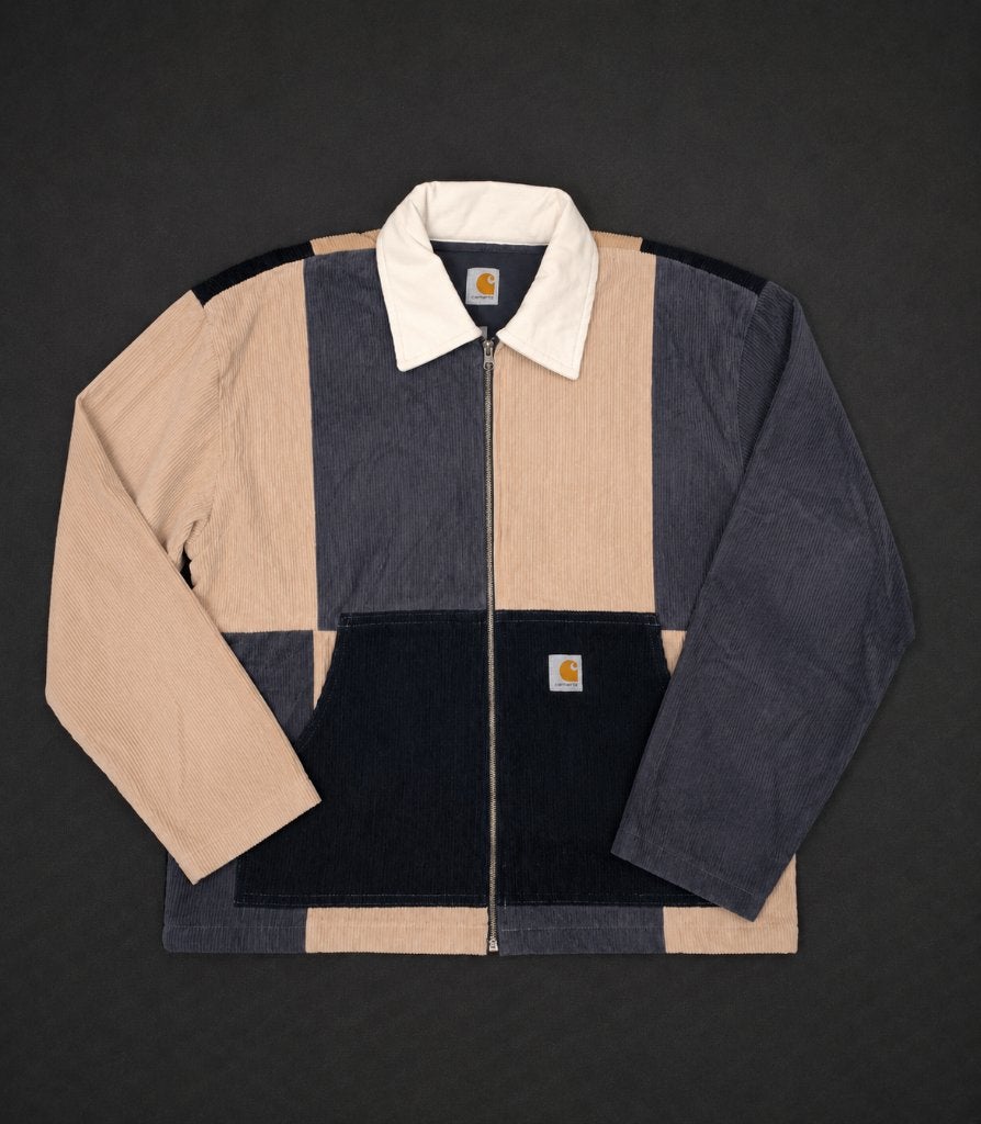 Carhartt Corduroy Patchwork Jacket – Maat S, Overige kleuren, Carhartt, Ophalen of Verzenden, Zo goed als nieuw
