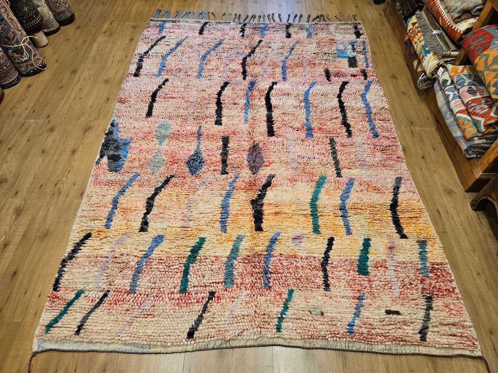 Handgeknoopt oosters tapijt beni mrirt 290x198