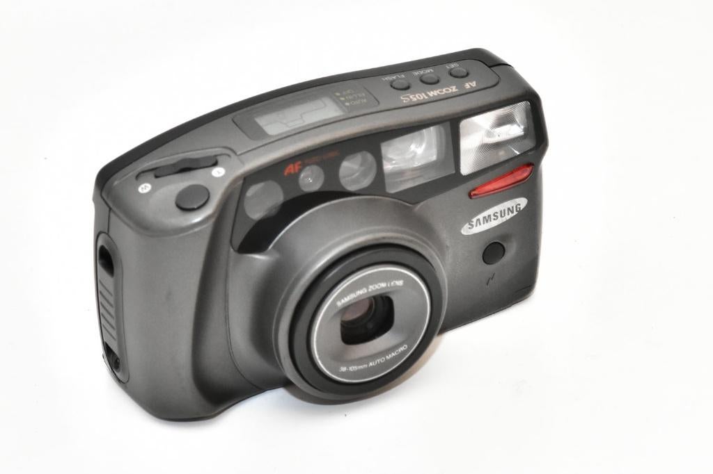 Samsung AF zoom 105S compactcamera + batterij, Audio, Tv en Foto, Fotocamera's Analoog, Verzenden, Refurbished, Compact, Samsung