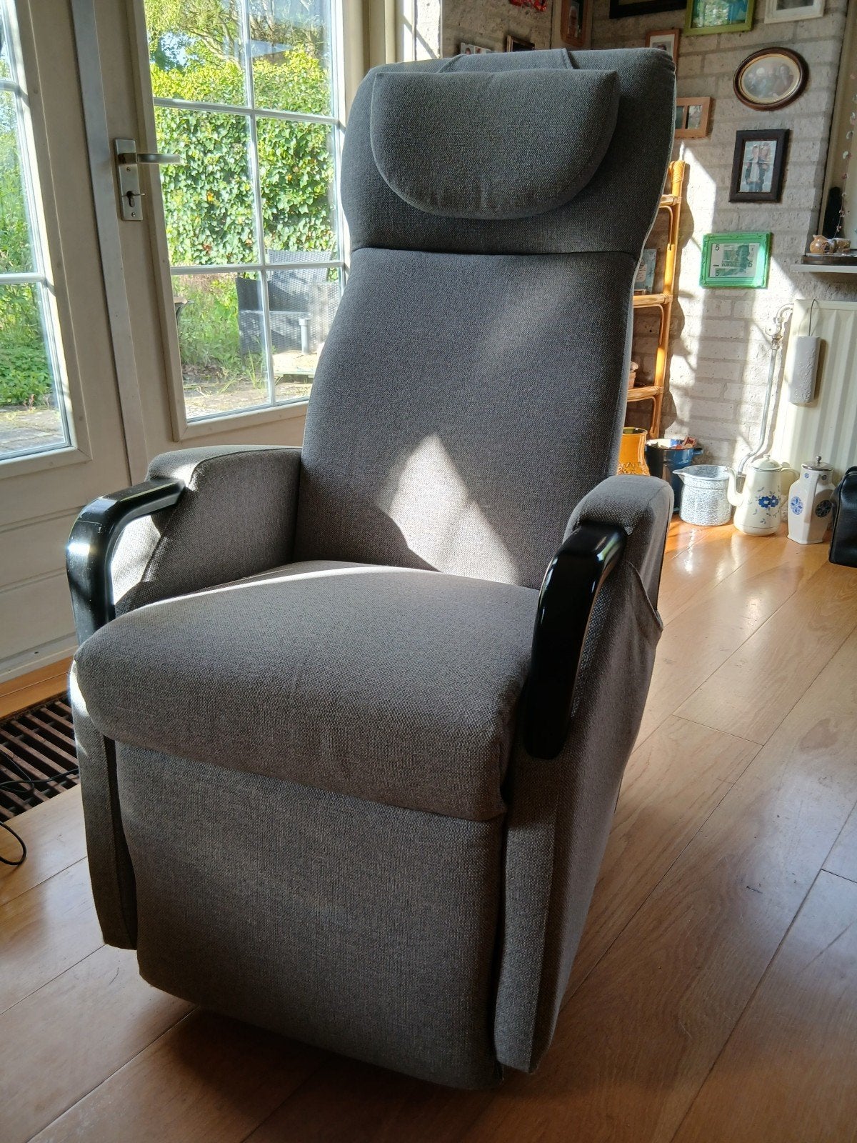 FitForm relaxstoel, Huis en Inrichting, Stoelen, Ophalen of Verzenden, Zo goed als nieuw, Grijs, Eén