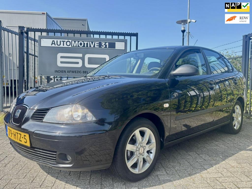 Seat Cordoba 1.4-16V Last Edition I AIRCO I TREKHAAK I NL AU, Auto's, Voorwielaandrijving, 4 cilinders, Zwart, Origineel Nederlands