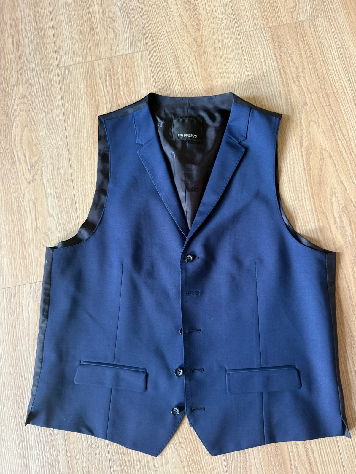 Roy Robson Heren Gilet - Maat M - Blauw, Kleding | Heren, Kostuums en Colberts, Zo goed als nieuw, Maat 48/50 (M), Blauw, Ophalen of Verzenden