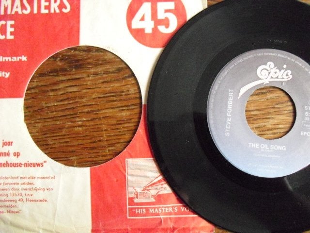- Steve Forbert - The Oil Song - vinyl single, Gebruikt, 7 inch, Inclusief binnenhoes, Ophalen of Verzenden
