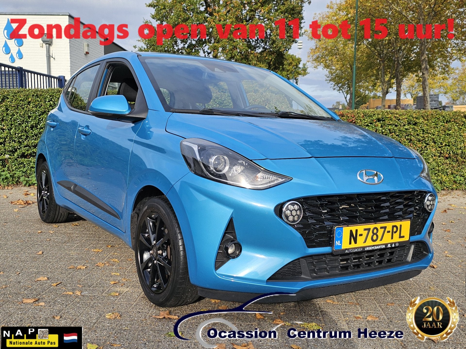 Hyundai i10 1.0 Premium! Adapt Cruise! Camera! Carplay! VAN/, Auto's, Voorwielaandrijving, Stof, Gebruikt, 899 kg
